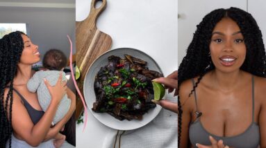 day in the life of a new working vegan mum | KVD VEGAN BEAUTY & BRAISED JERK AUBERGINE 8 day in the life of a new working vegan mum | KVD VEGAN BEAUTY & BRAISED JERK AUBERGINE