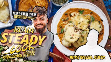 MYSTERY INGREDIENT 20 MIN COOKING CHALLENGE! vegan ready steady cook. 4 MYSTERY INGREDIENT 20 MIN COOKING CHALLENGE! vegan ready steady cook.