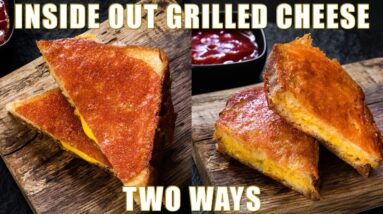 Making Chef John's Inside-Out Grilled Cheese Sandwich - Ultimate Cheese Sandwich 4 Making Chef John's Inside-Out Grilled Cheese Sandwich - Ultimate Cheese Sandwich