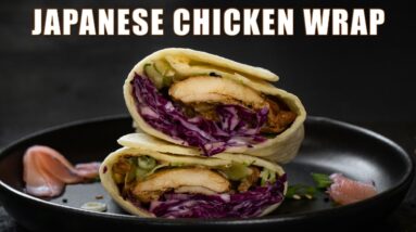 Japanese Chicken Wrap | Low calorie and High Protein Wrap 14 Japanese Chicken Wrap | Low calorie and High Protein Wrap
