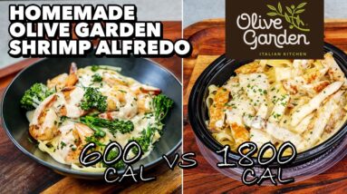 Reimagined 600 Calorie Olive Garden Shrimp Alfredo 10 Reimagined 600 Calorie Olive Garden Shrimp Alfredo