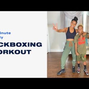10-Minute Family Kickboxing Workout With Mini Pop Kids