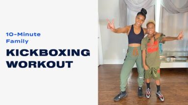 10-Minute Family Kickboxing Workout With Mini Pop Kids