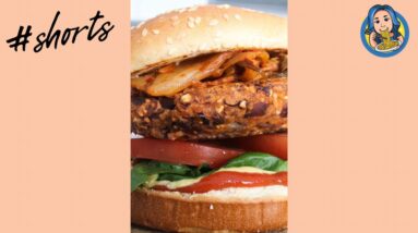 3 Ingredient Veggie Burgers #shorts